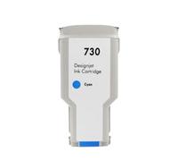 Aomya 730 Cartucho de Tinta 300ml P2V68A P2V69A P2V70A Compatible con DesignJet T1600 T1600dr T1700 T1700dr T2600 T2600d(Cyan)