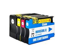 Aomya 932XL 933 Compatible con el Juego de reemplazo de Cartuchos de Tinta Officejet 6100 6600 6700 7110 7510 7512 7610 7612 impresoras(CY)