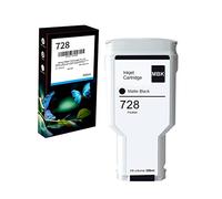 Aomya Cartucho de tinta de repuesto para HP 728 300 ml negro mate F9J68A para impresoras DesignJet T730 36 pulgadas, DesignJet T830 24 pulgadas MFP, DesignJet T830 36 pulgadas MFP (negro mate)