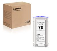 Aomya Cartuchos de tinta compatibles con HP 70 para cabezal de impresión HP70 C9404A C9405A C9406A C9407A Designjet Z2100 Z5200 Z3100 Z3200 (azul)