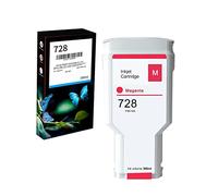 Aomya Cartuchos de tinta de repuesto para HP 728 300 ml magenta F9K16A para impresoras DesignJet T730 36 pulgadas, DesignJet T830 24 pulgadas MFP, DesignJet T830 36 pulgadas MFP (magenta)
