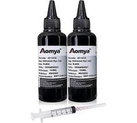 Aomya Cartuchos de Tinta Negra universales de 200 ml para impresoras HP Canon, EPN, Brother, Lexmark compatibles con Todas Las impresoras Cartuchos Recargables Sistema CISS con 1 jeringa