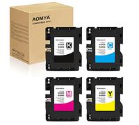 Aomya Paquete de 4 cartuchos de tinta de sublimación SG400 SG800 compatibles con Ricoh SG400 SG800 SG3100 3100SNW 3110 3110DN 3110DNW 3110SFNW 3110SNW 7100 7100DN 2100 2100 2 1OON 20 10 litros