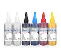 Aomya Recambio de Tinta DTF 600 ml para película Pet de Transferencia dtf para EPN ET-8550 XP15000 L1800 L805 R1390 R2400 R1390 4720 I3200 DX7 DX5 P408 P640, 2WH+BCMY