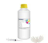 Aomya Tinta DTF Ink - Tinta de Transferencia DTF Amarillo de 500ml para película Pet, Recambio para impresoras DTF Epn ET-8550, ET-2850, XP-15000, XP600, L1800, L805, R1390, R2400, I3200, DX5, TX800