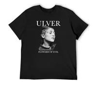 AOMZL Camiseta de moda Ulver Flowers of Evil, color negro, Negro, XXL