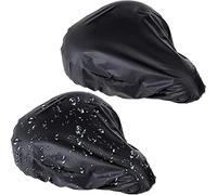 AONAT 2 Piezas Impermeable Cubre Sillín Bicicleta，Cubre cojín del Asiento de Bicicleta Cubierta de Asiento Impermeable de PVC Cubierta de Lluvia