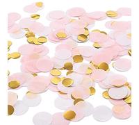 AONAT Multicolor Confeti Boda, Confeti de Oro Rosa Redondo, 5000 Piezas 1cm Decoracion de mesa Confeti para Bodas, Cumpleaños, Baby shower, Graduación, Decoraciones de fiesta de ceremonia - 50