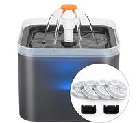 AONBOY Fuente para Gatos con 6 Filtros (Gris)