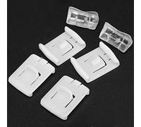 AONED Kit de repuesto de guía deslizante de asiento para VW Golf MK1 MK2 MK3/Jetta MK2 MK3/Corrado/Golf MK3 Cabriolet - Juego de 6 piezas para 1 asiento - Número de pieza -171881213B / 191881213 /