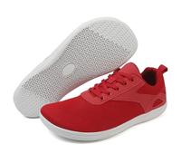 AONEGOLD Barefoot Minimalistas Hombre Mujer Zapatillas De Trail Running Ligeros Transpirables Deporte con Horma Ancha Zapatos Descalzos Calzado para Fitness(Rosa/43EU)