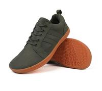 AONEGOLD Barefoot Minimalistas Hombre Mujer Zapatillas De Trail Running Ligeros Transpirables Deporte con Horma Ancha Zapatos Descalzos Calzado para Fitness(8815Verde/40EU)