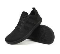 AONEGOLD Barefoot Minimalistas Hombre Mujer Zapatillas De Trail Running Ligeros Transpirables Deporte con Horma Ancha Zapatos Descalzos Calzado para Fitness(8815 Negro 43EU)