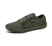 AONEGOLD Barefoot Minimalistas Hombre Mujer Zapatillas De Trail Running Ligeros Transpirables Deporte con Horma Ancha Zapatos Descalzos Calzado para Fitness(8885 Verde/44EU)
