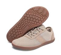 AONEGOLD Hombre Barefoot Minimalistas Mujer Zapatillas De Trail Running Ligeros Transpirables Deporte con Horma Ancha Zapatos Descalzos Calzado para Fitness(Marrón/43EU)