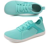 AONEGOLD Mujer Barefoot Minimalistas Hombre Zapatillas De Trail Running Ligeros Transpirables Deporte con Horma Ancha Zapatos Descalzos Calzado para Fitness(966 Azul,42EU)