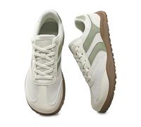 AONEGOLD Zapatillas Barefoot para Mujer y Hombre Ligera Zapatos Barefoot Anchos Antideslizante y TranspirableZapatillas de Trail Running (Beige,36EU)