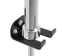 Aoneky Soporte para Barra de Pesas en Pared - Material de Acero, Carga de 60KG, Colgador para Colgar 1 Barra Olímpica en Pared, Accesorios Deportivos para Organizar Barras Gimnasio en Casa, 1 Pieza