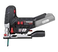 AONELAS PARKSIDE PSSPA 20-Li - Sierra de calar inalámbrica con movimiento pendular, profundidad de corte de 135 mm, 7 velocidades, 5 ángulos de corte, 20% más de vida útil del motor