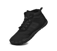 AONETIGER Barefoot Botines Invierno Mujer Hombre Impermeable Antideslizante Barefoot Botas de Nieve Confort Cálido Calzado Descalzo (88 Negro,39EU)