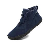 AONETIGER Barefoot Botines Invierno Mujer Hombre Impermeable Antideslizante Barefoot Botas de Nieve Confort Cálido Calzado Descalzo (688 Azul,38EU)