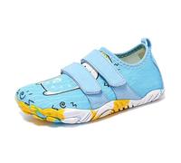 AONETIGER Barefoot Zapatilla para NiñOs Minimalista Comodas De Trail Running Zapatillas Secado RáPido De Agua Transpirable Antideslizante para Playa(Azul Claro 36EU)