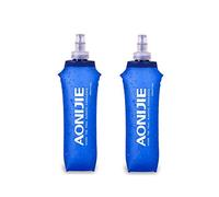 AONIJIE 250ml/500ml Soft Flask Botella de Agua Plegable Suave Matraz sin BPA para Correr Ciclismo Senderismo (500ml-2pcs)