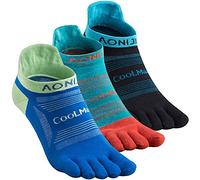 AONIJIE Toe Socks for Men and Women High Performance Athletic Five Finger Socks Soft,Comfortable and Breathable, Ankle-Medium