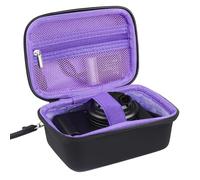 AONKE Funda de transporte para cámara digital Panasonic Lumix DC-TZ99/ LX10/ LX100/ ZS60/ ZS70/ ZS80/ ZS200/ ZS100 4K, funda para cámara de vlogging, bolsillo de malla para cargador de batería, Negro