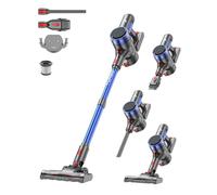 Aonus A10 Aspiradora sin Cable 55kPa, 500W Potente Succión, 70 Minutos Autonomía, Pantalla Táctil, Ligera Anti-Enredos, Autoestable, para Mascotas Alfombras Suelos Duros, Azul