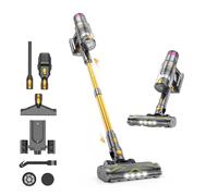 aonus Aspiradora sin Cable 55KPa 580W, Modo Automático hasta 75Min, Escoba Aspiradora sin Cable Potente con Pantalla Táctil LED, Cepillo Anti-Enredo para Pelos de Mascotas, Alfombras y Suelos Duros