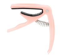 AONYAYBM Cejilla para Guitarra, Cejilla para Guitarra Eléctrica, Cejilla para Guitarra con Sujeción, Carcasa de ABS, Instrumento de Cuerda, Accesorios de Afinación con Resorte para(Rosa claro)