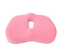 AONYAYBM Cojín de Asiento de Espuma Viscoelástica, Cojín Transpirable para Hemorroides con Núcleo Hueco, Cómodo Cojín de Asiento para Aliviar el Dolor de Ciática, Cojín para Sentarse,(Rosa)