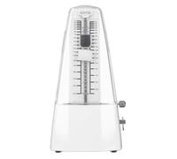 AONYAYBM Metrónomo Mecánico, Metrónomo Universal para Piano de 40 a 208 Bpm Metrónomo Universal de Ritmo Preciso para Piano, Violín, Guitarra, Bajo, Batería Y Otros Instrumentos (diseño(Blanco)