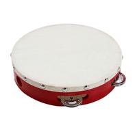 AONYAYBM Pandereta, Pandereta Ajustable, Agarre Cómodo, Tambor de Mano, Instrumento Educativo de Música para Niños para Iglesia, Fiesta, Actuación, Danza Y Acompañamiento de Canciones para(10 en)