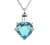 Aooaz Mujer acero inoxidable bala azul claro Cubic Zirconia