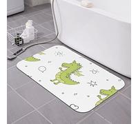 AOOEDM Alfombrilla de baño de Tierra de diatomeas con Divertidos Dragones, 40,6 x 60,9 cm