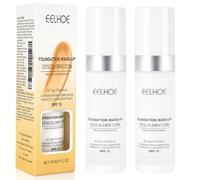 AOOHA Base de Maquillaje que Cambia de Color,Base de Maquillaje Fluida para Color de Larga Duración,Corrector Antienvejecimiento,Ligera,Hidratante,Todo Tipo de Pieles,2 Pcs