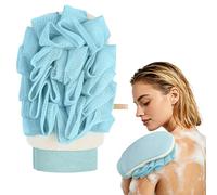 AOOHA Guante Exfoliante Coreano para Ducha,Exfoliante Corporal Manoplas,Manoplas de Baño,Tener Piel Suave y Luminosa para eliminar la piel muerta,queratosis pilaris,Hombres y Mujeres（Azul Cielo）