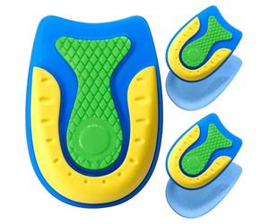 AOOHA Pack de 4 Taloneras para Zapatos,Aliviar el Dolor Talonera de Silicona,Reducir los Golpes,Plantilla de Gel para Talón Transpirables para Confort al Caminar,Hombre y Muj,Talla S (36-39)