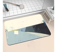 Aoojlo Alfombra Baño Secado Rapido Simple Alfombrilla Baño Diatomita Antideslizante, Alfombra Ducha Absorbente Fácil Limpieza Lavable Bath Mat Rug para Suelo Entrada Cocina 120x170cm 16-1149