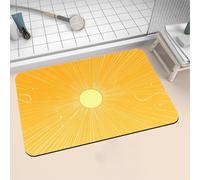 Aoojlo Alfombra Baño Secado Rapido Sunset Alfombrilla Baño Diatomita Antideslizante, Alfombra Ducha Absorbente Fácil Limpieza Lavable Bath Mat Rug para Suelo Entrada Cocina 80x150cm 16-1091
