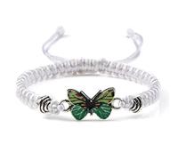 AOOOWER 2 pulseras de promesa con dije de oso, cadena de cuerda, pulseras trenzadas a distancia para mamá e hijo, 1630cm, Acero inoxidable, alambre de cera, CCB, No es una piedra preciosa
