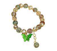 AOOOWER 3 pulseras para parejas, diseño de luna y gato, para amistad, hermana, mujer y hombre, 4.29x3.51in, cuerda de cera acrílica, No es una piedra preciosa