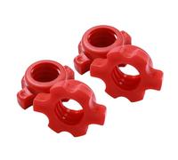 AOOOWER 4 Uds. Collares Giratorios De Tuerca De Varilla para Mancuernas Collar De Tornillo De Barra Estándar Hexagonal Fácil De Instalar Hexagonal Antideslizante