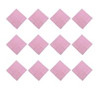 AOOOWER 40x40CM Plain Handkerchief Towel for Adult Business Pocket Square Multiuse Face Towel Men Sweat Wiping Hankie Set of 12 Traditional Handkerchief