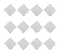 AOOOWER 40x40CM Plain Handkerchief Towel for Adult Business Pocket Square Multiuse Face Towel Men Sweat Wiping Hankie Set of 12 Traditional Handkerchief