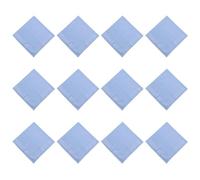 AOOOWER 40x40CM Plain Handkerchief Towel for Adult Business Pocket Square Multiuse Face Towel Men Sweat Wiping Hankie Set of 12 Traditional Handkerchief