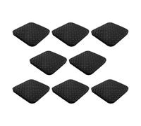 AOOOWER 6/8 alfombrillas de silicona resistentes para cinta de correr para equipo de amortiguación de estabilidad y ahorro de espacio en el suelo, almohadilla de aislamiento de bicicleta estática