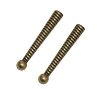 AOOOWER Bolotie - Kit de colgante de metal para corbata, accesorios de corbata occidental, colgante con patrón de hilo para bolotie, Size Approx. length 5cm/1.97inch, Zinc, No es una piedra preciosa